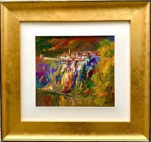 Изглед от Велико Търново и река Янтра