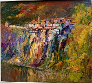 Изглед от Велико Търново и река Янтра