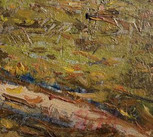 В градината