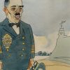 Шарж на морски офицер