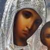 Много рядка руска царска икона в стил „Модерн“, сребро 84 проба , майстор - „СГ“