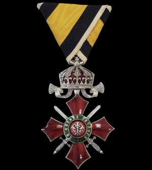 Рядък орден „За военна заслуга“ – 5 степен, 1-ва емисия „Schwertner“