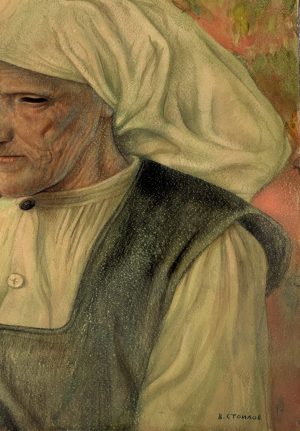 Уникална картина на Васил Стоилов ,,Баба Станка "