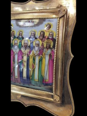 Рядка Руска Царска Икона „Св. Ростовски Чудотворци“ – 19 век